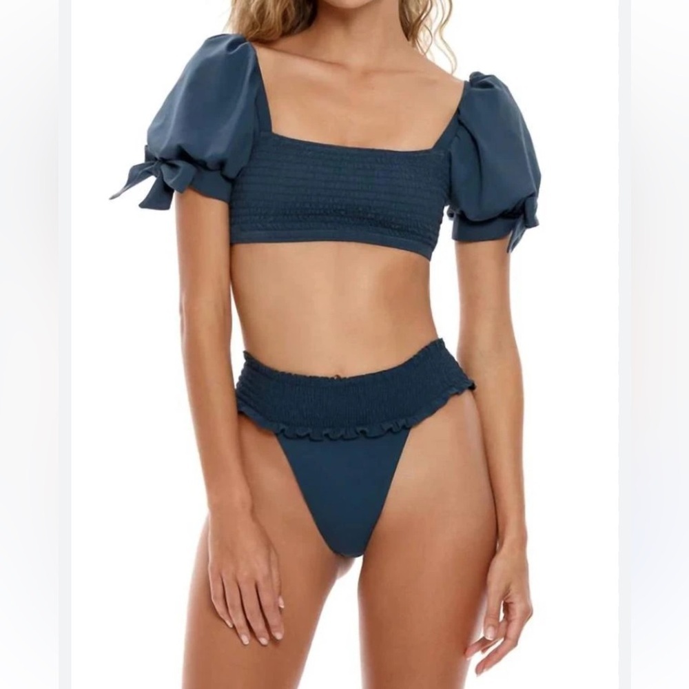 Agua Bendita Tessa Paletts bottom High-Waist Bikini Bottom